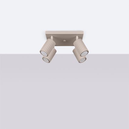 Brilagi - LED точково осветително тяло CRESTO 4xGU10/10W/230V таупе