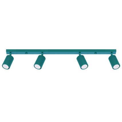 Brilagi - LED точково осветително тяло CRESTO 4xGU10/10W/230V тюркоазено