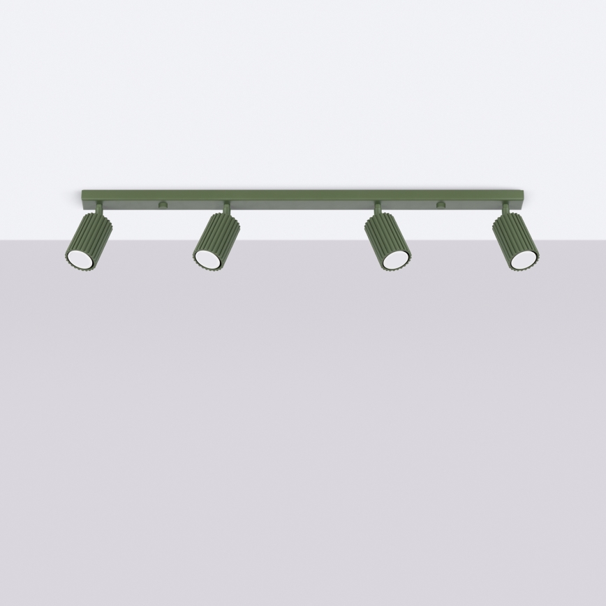 Brilagi - LED точково осветително тяло CRESTO 4xGU10/10W/230V зелено