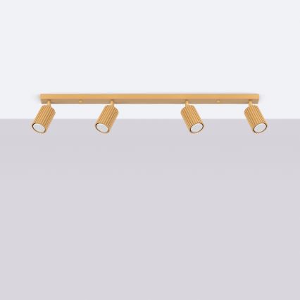 Brilagi - LED точково осветително тяло CRESTO 4xGU10/10W/230V златисто