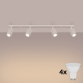 Brilagi - LED точково осветително тяло CRESTO 4xGU10/10W/230V кремаво