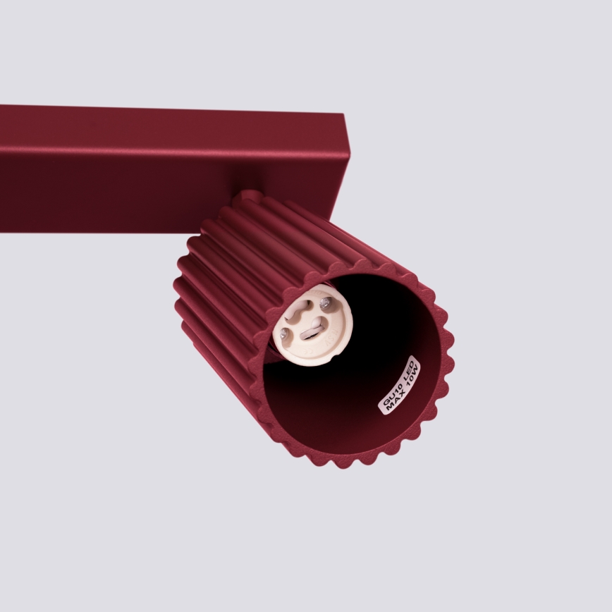 Brilagi - LED точково осветително тяло CRESTO 6xGU10/10W/230V бордо