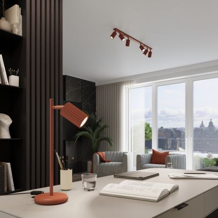 Brilagi - LED точково осветително тяло CRESTO 6xGU10/10W/230V червено