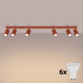 BRILAGI - LED точково осветително тяло CRESTO 6xGU10/10W/230V оранжево