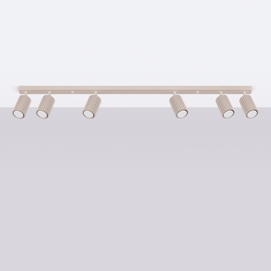 Brilagi - LED точково осветително тяло CRESTO 6xGU10/10W/230V таупе