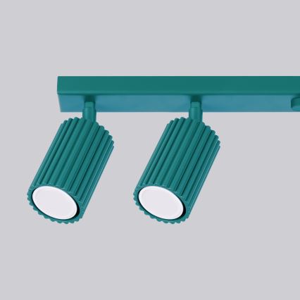 Brilagi - LED точково осветително тяло CRESTO 6xGU10/10W/230V тюркоазено