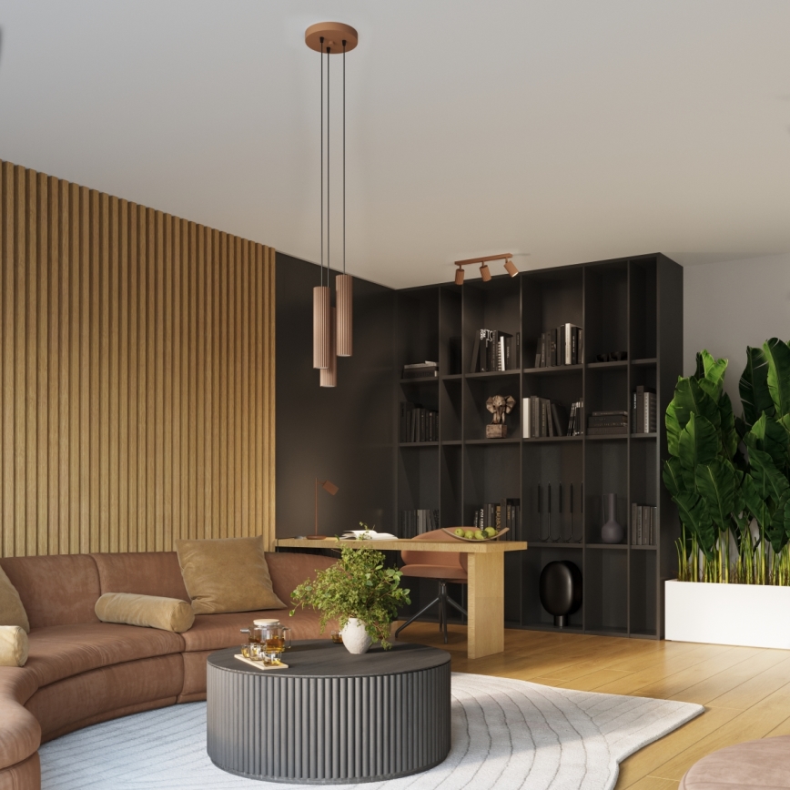 Brilagi - LED точково осветително тяло CRESTO 6xGU10/10W/230V кафяво