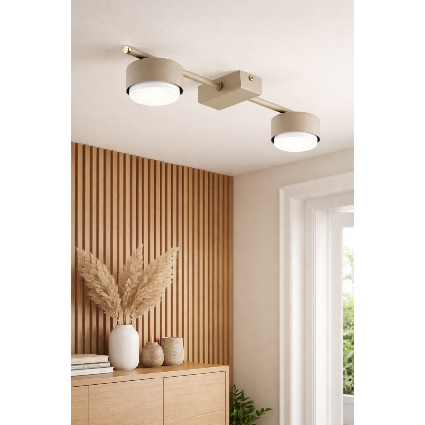 Brilagi - LED точково осветително тяло MONO 2xGX53/30W/230V бежово