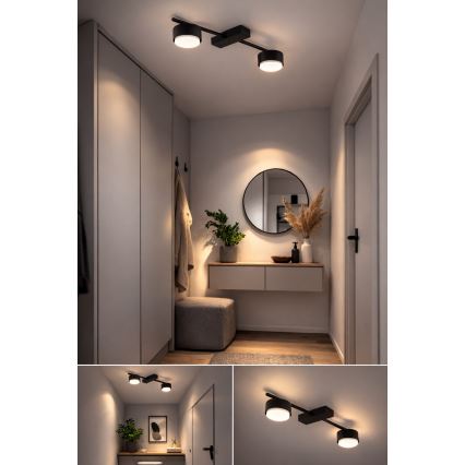 Brilagi - LED точково осветително тяло MONO 2xGX53/30W/230V черно