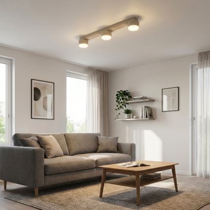 Brilagi - LED точково осветително тяло MONO 3xGX53/30W/230V бежово