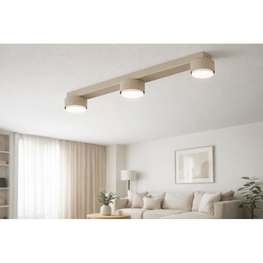Brilagi - LED точково осветително тяло MONO 3xGX53/30W/230V бежово