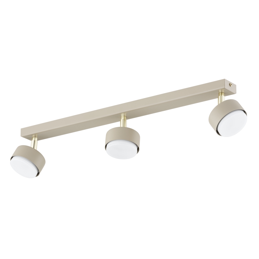 Brilagi - LED точково осветително тяло MONO 3xGX53/30W/230V бежово