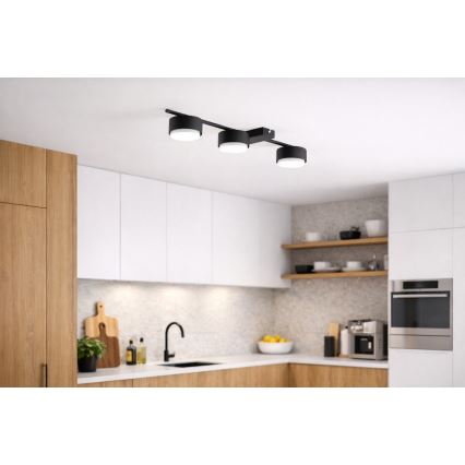 Brilagi - LED точково осветително тяло MONO 3xGX53/30W/230V черно