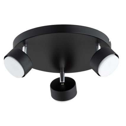 Brilagi - LED точково осветително тяло MONO 3xGX53/30W/230V черно
