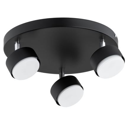Brilagi - LED точково осветително тяло MONO 3xGX53/30W/230V черно