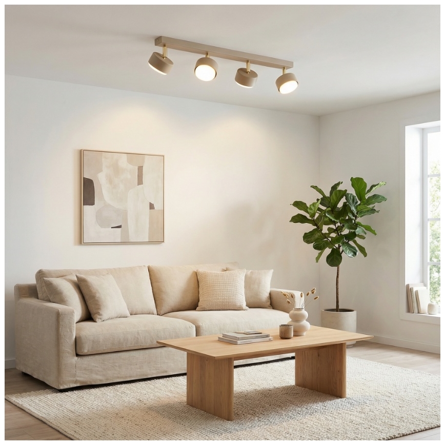 Brilagi - LED точково осветително тяло MONO 4xGX53/30W/230V бежово