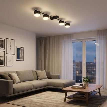 Brilagi - LED точково осветително тяло MONO 4xGX53/30W/230V, черно