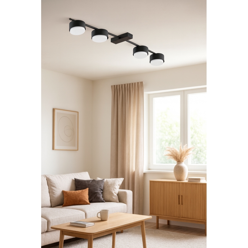 Brilagi - LED точково осветително тяло MONO 4xGX53/30W/230V, черно
