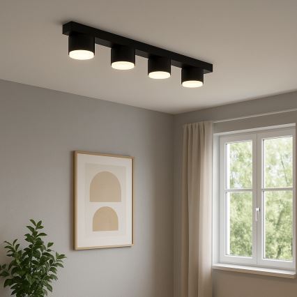 Brilagi - LED точково осветително тяло MONO 4xGX53/30W/230V черно