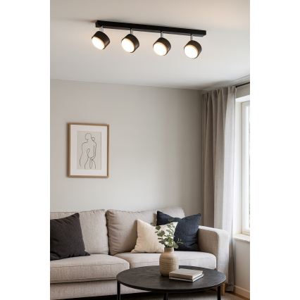 Brilagi - LED точково осветително тяло MONO 4xGX53/30W/230V черно