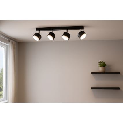Brilagi - LED точково осветително тяло MONO 4xGX53/30W/230V черно