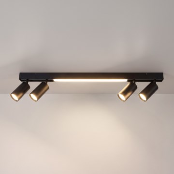 Brilagi - LED точково осветително тяло SELE 4xGU10/30W/230V + LED/20W черно