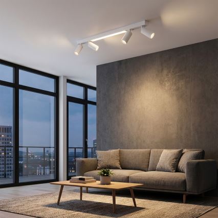 Brilagi - LED точково осветително тяло SELE 4xGU10/30W/230V + LED/25W бяло