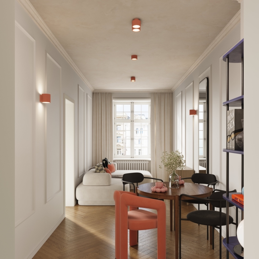 Brilagi - LED точково осветително тяло SFERA 1xGX53/30W/230V диаметър 10 см розово