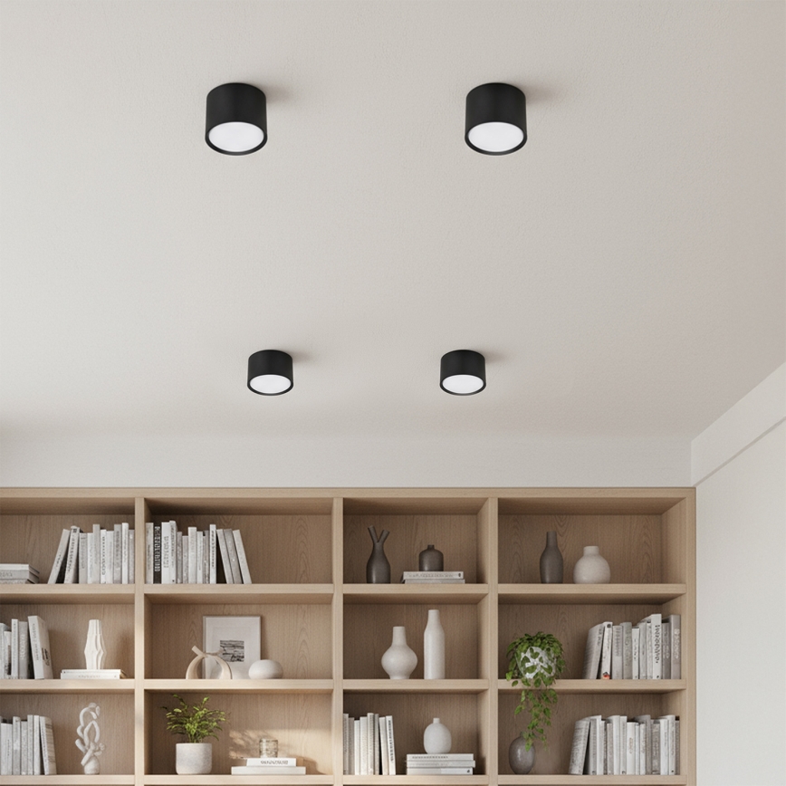 BRILAGI - LED Точково осветително тяло SMOOTH 1xGX53/15W/230V 60x82 mm черно