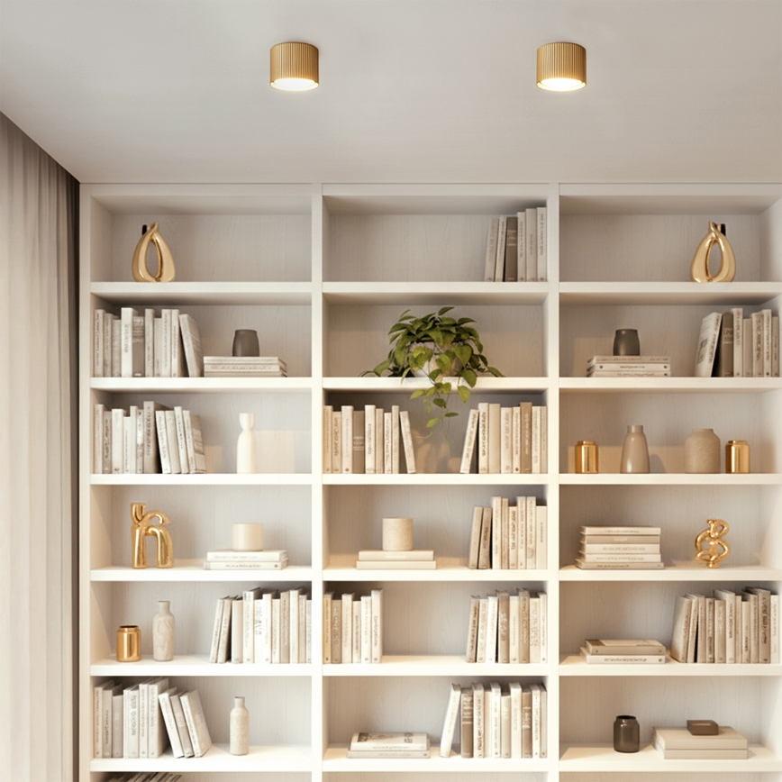 Brilagi - LED Точково осветително тяло STRIPY 1xGX53/15W/230V златисто