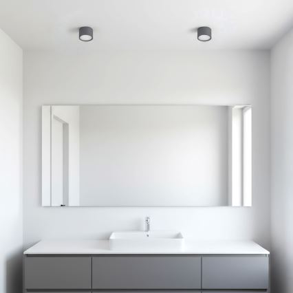BRILAGI - LED Точково осветително тяло за баня SMOOTH 1xGX53/15W/230V 60x82 mm антрацит IP54
