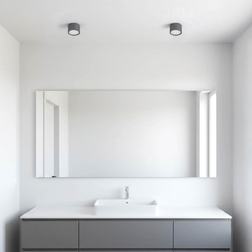 BRILAGI - LED Точково осветително тяло за баня SMOOTH 1xGX53/15W/230V 60x82 mm антрацит IP54