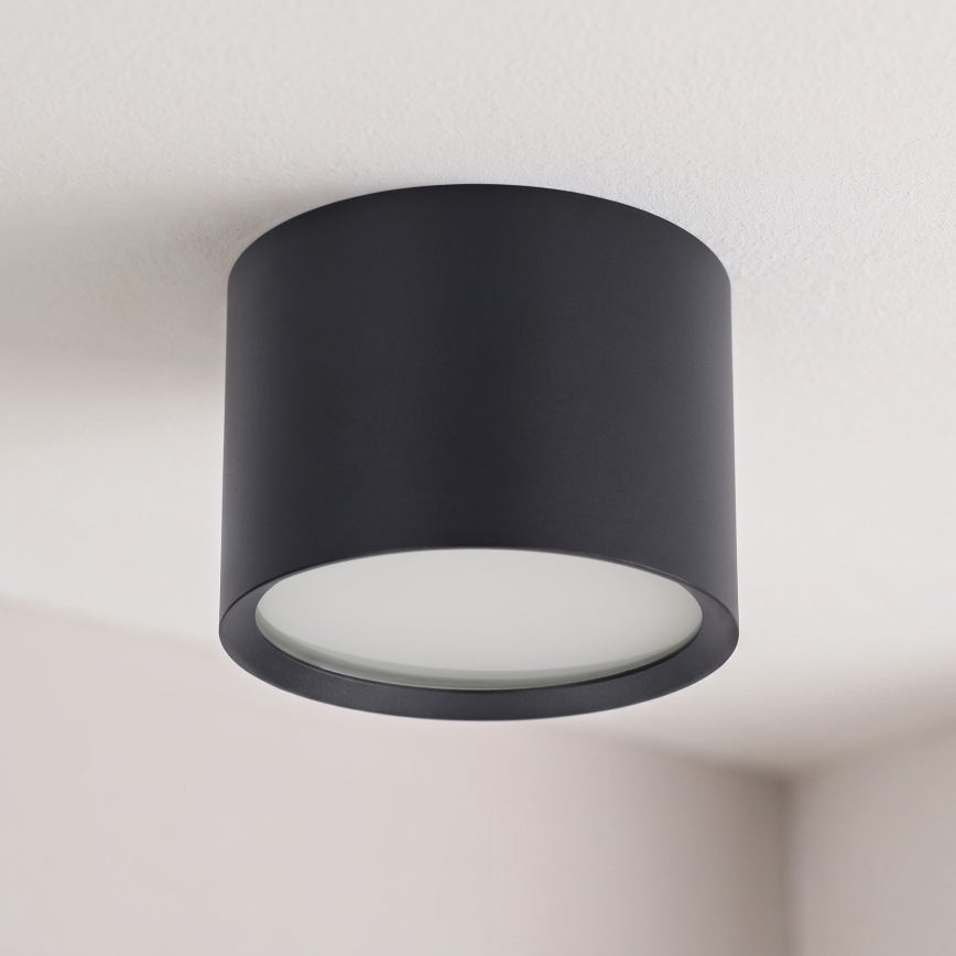 BRILAGI - LED точково осветително тяло за баня SMOOTH 1xGX53/15W/230V 60x82 mm черно IP54