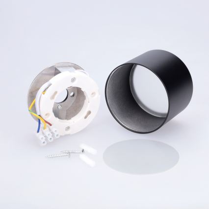 BRILAGI - LED точково осветително тяло за баня SMOOTH 1xGX53/15W/230V 60x82 mm черно IP54