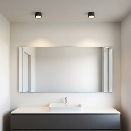 Brilagi - LED Точково осветително тяло за баня SMOOTH 1xGX53/15W/230V черно IP65