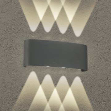Brilagi - LED Уличен стенен светилник FLAREBOX LED/8W/230V антрацит IP65