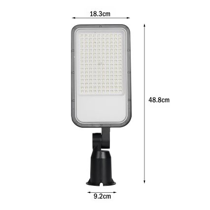 Brilagi - LED улична лампа URBANLIGHT LED/100W/230V черна IP65