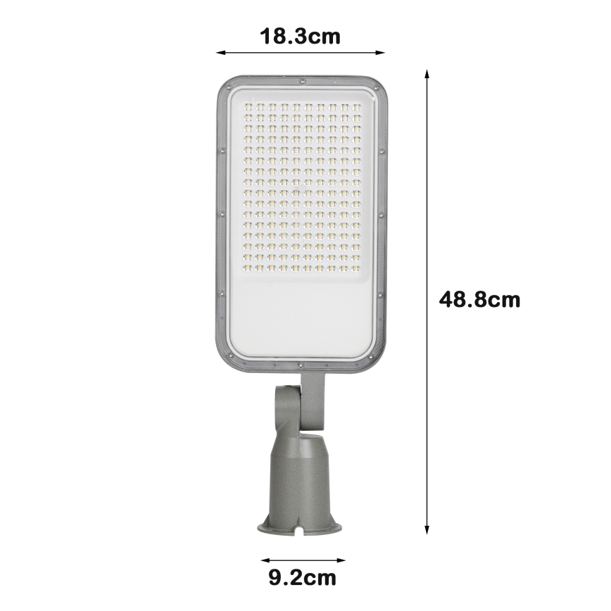 Brilagi - LED улична лампа URBANLIGHT LED/100W/230V сива IP65