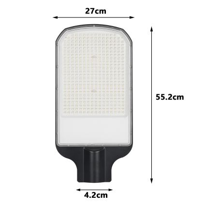 Brilagi - LED улична лампа URBANLIGHT LED/200W/230V черна IP65