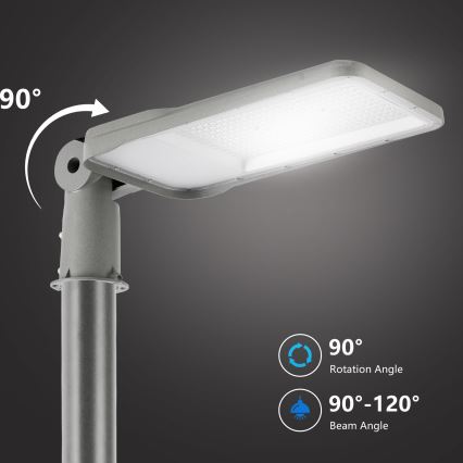 Brilagi - LED улична лампа URBANLIGHT LED/200W/230V сива IP65