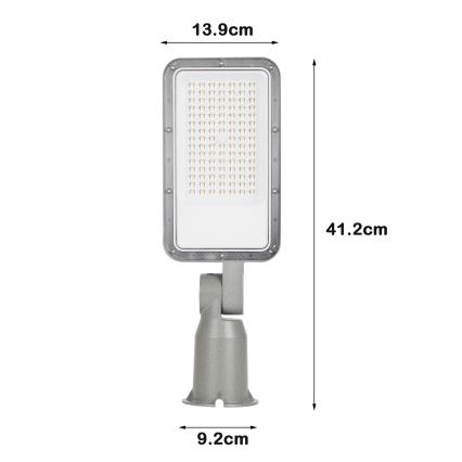 Brilagi - LED улична лампа URBANLIGHT LED/50W/230V сива IP65