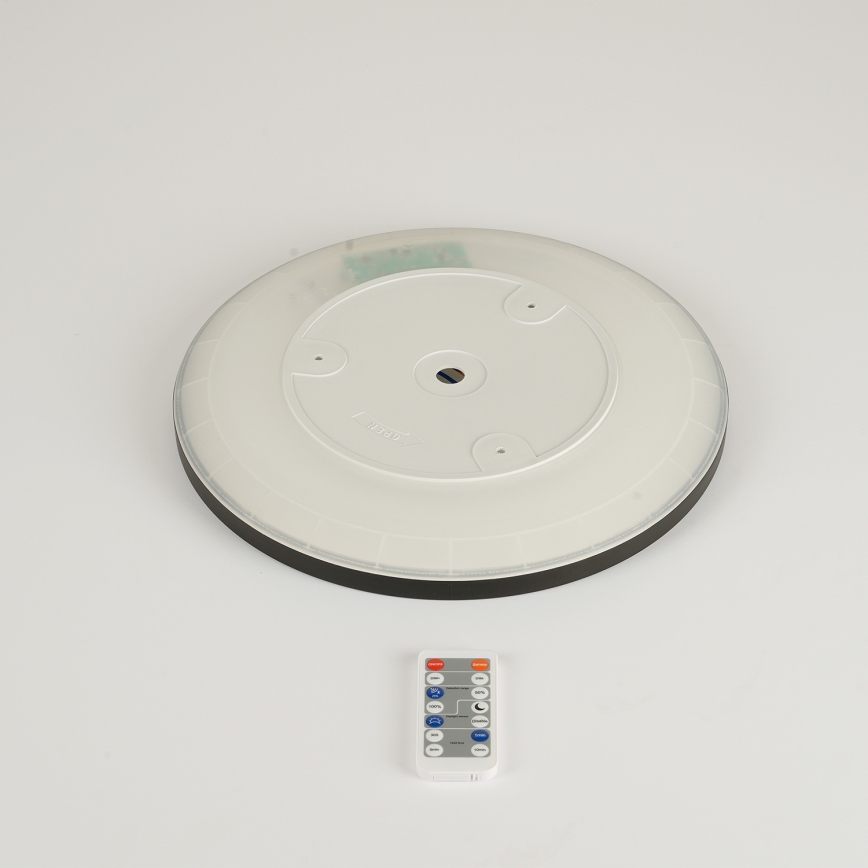 Brilagi - LED регулируемо осветително тяло с датчик за движение и здрач ULTRA SLIM LED/18W/230V Ø 30 см + дистанционно управление