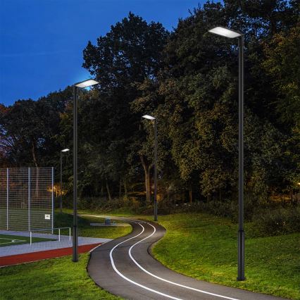 Brilagi - LED външна улична лампа с 5 m стълб и шарнир URBANLIGHT LED/200W/230V черна IP65
