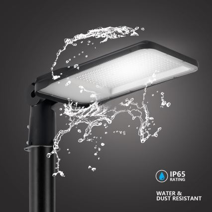 Brilagi - LED външна улична лампа с 5 m стълб и шарнир URBANLIGHT LED/200W/230V черна IP65