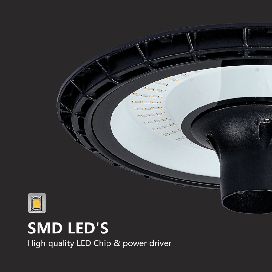 Brilagi - Външна улична LED лампа със стълб 5 m URBANSPARK LED/120W/230V черна IP65