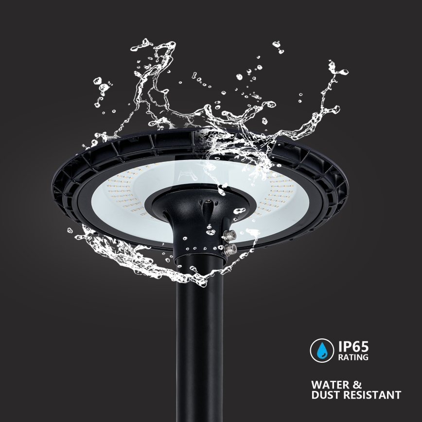 Brilagi - Външна улична LED лампа със стълб 5 m URBANSPARK LED/120W/230V черна IP65