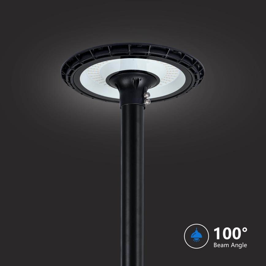 Brilagi - Външна улична LED лампа със стълб 5 m URBANSPARK LED/120W/230V черна IP65