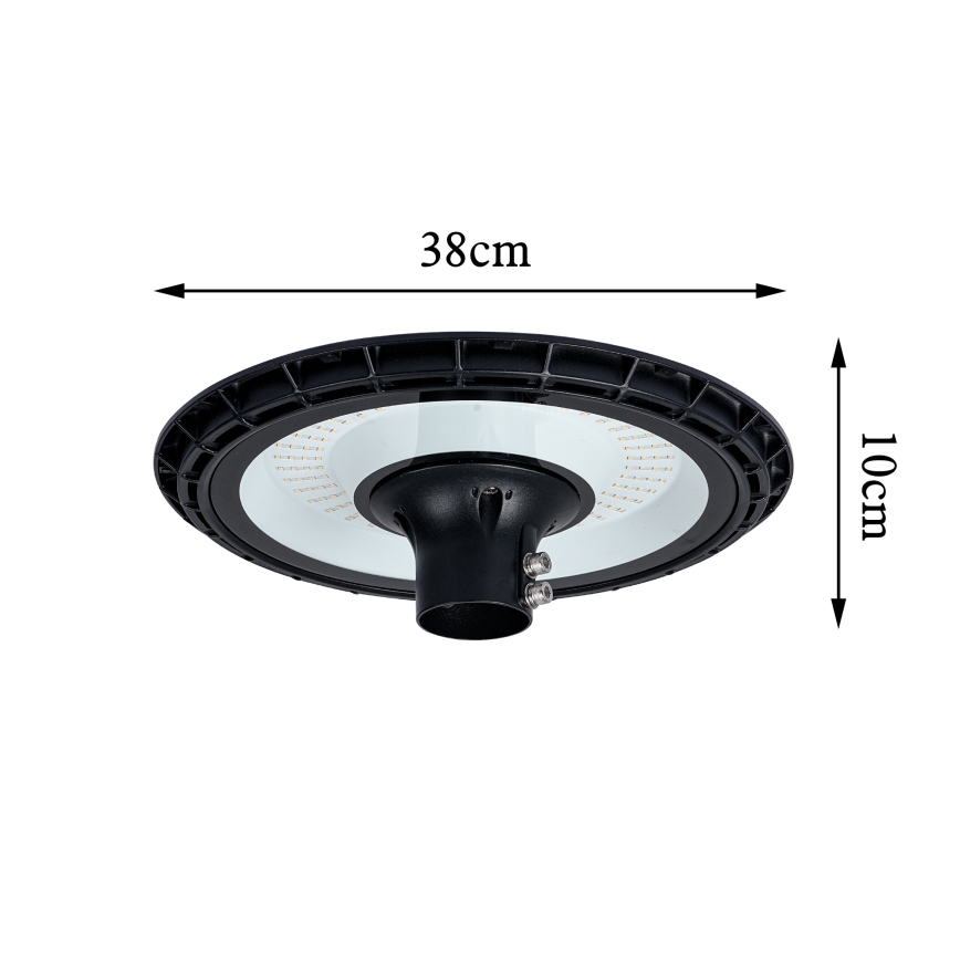 Brilagi - Външна улична LED лампа със стълб 5 m URBANSPARK LED/120W/230V черна IP65