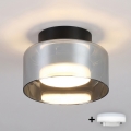 BRILAGI - LED Вградено осветително тяло AURA LUX 1xGX53/30W/230V Ø 13 см черно/опушено