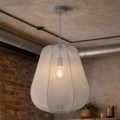 Brilagi - LED висящ полилей на кабел ARVEN 1xE27/8W/230V Ø 37 см сив